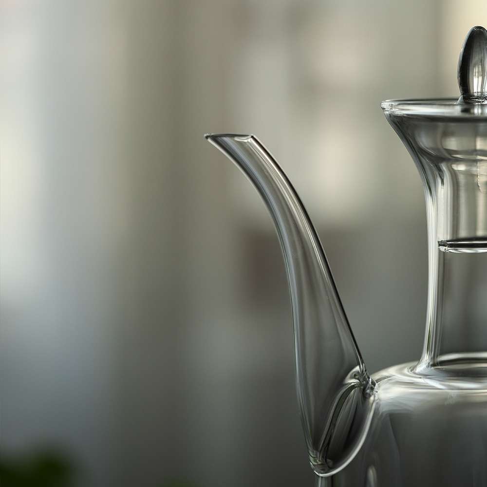 高硼玻璃仿宋手执壶耐热透明泡茶壶电陶炉家用仿古烧水壶煮茶器