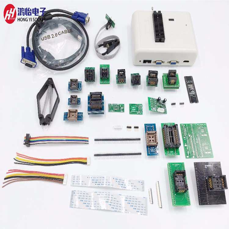 爱修厂家多功能通用RT809H编程器主板液晶高速BIOS烧录器