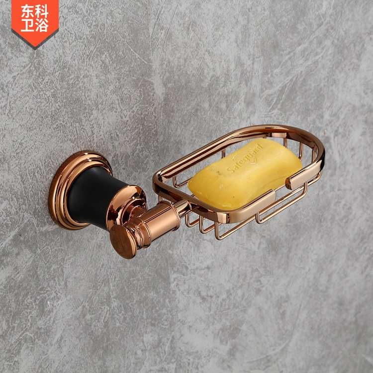 玫瑰金+ORB 高档皂网架 肥皂架 实心加厚 足重 PVD双层电镀 5259