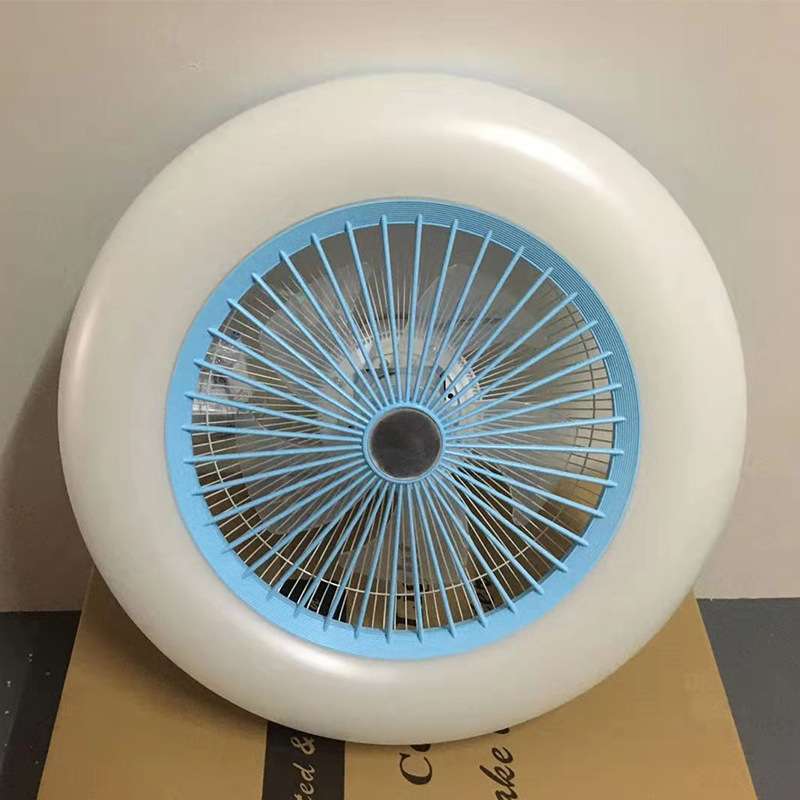 北欧吸顶卧室灯电风扇灯现代简约儿童房餐厅房间静音隐形风扇灯具