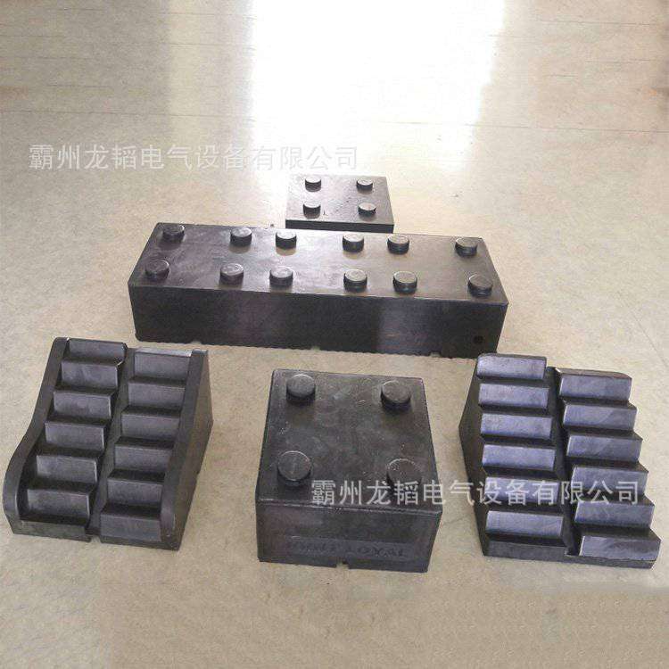 稳固保护附件重型支撑柱防倒塌滑块防滑阶梯垫块橡塑减震稳固垫