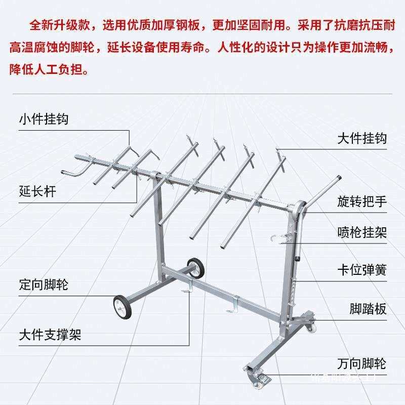 喷漆喷漆房汽车工具钣架子旋转多功能汽车喷漆支架保险杆金喷漆