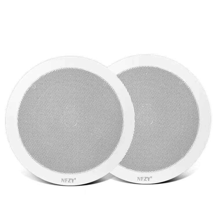 NFZY 608H定压 定阻吸顶喇叭同轴立体声音响天花背景音乐会议音箱