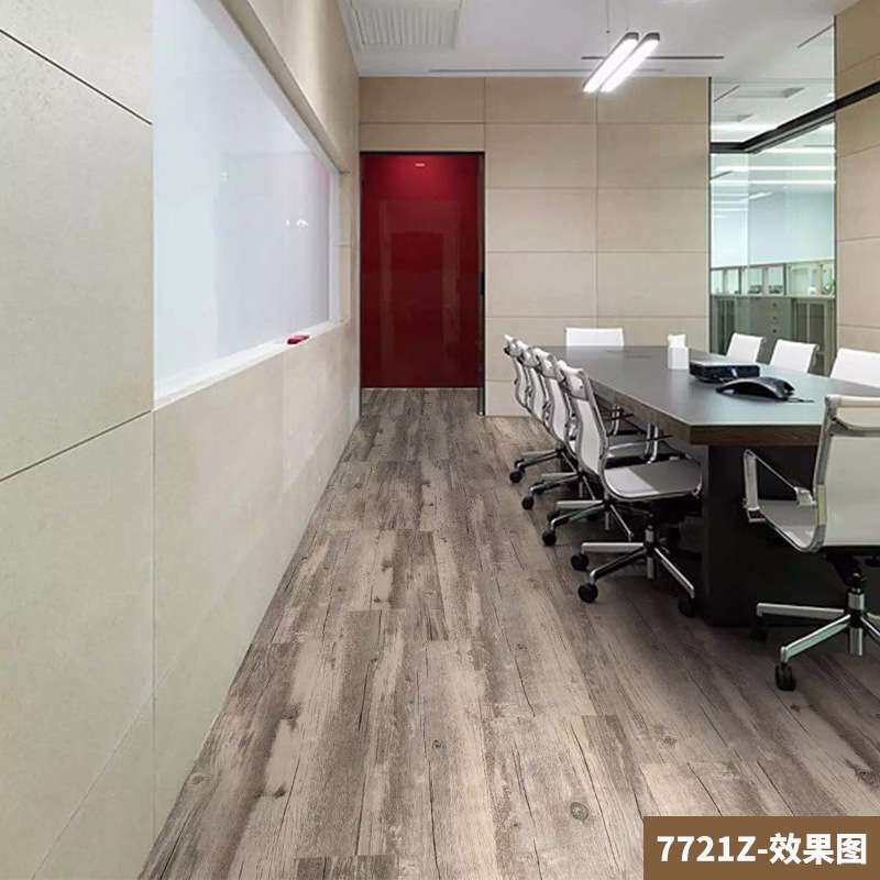 免胶水自粘环保PVC地板胶地板胶贴纸加厚耐磨防水水磨地.片材家用
