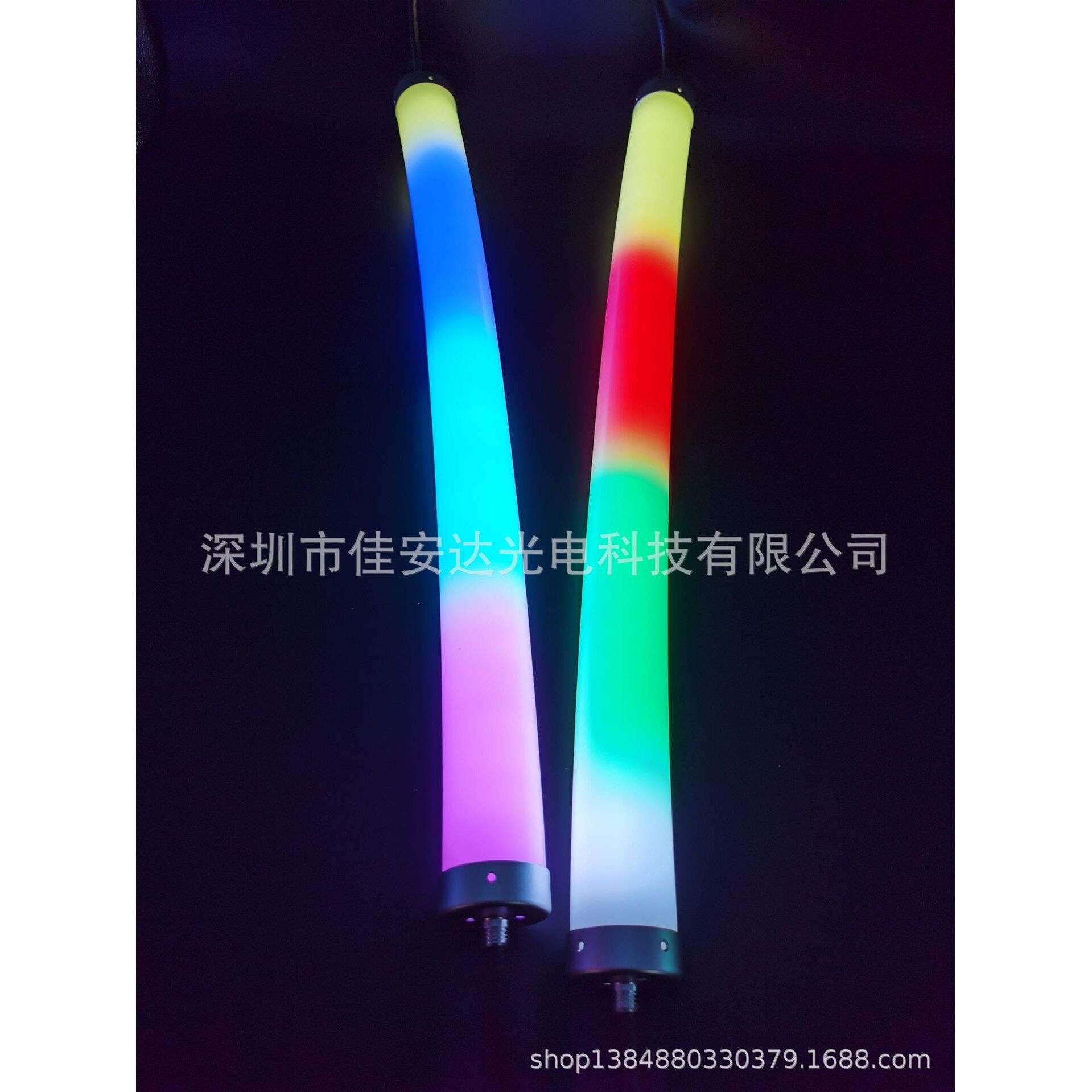 360度发光全彩霓虹灯条 3D幻彩灯带 LED全彩视频管 WS2811/WS2812