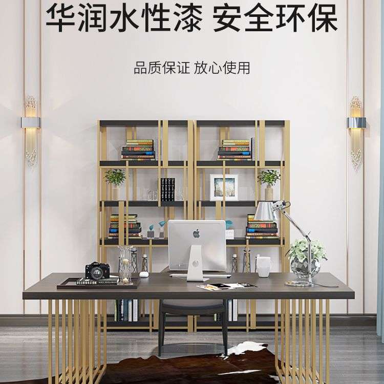 现代简约家用实木台式电脑桌北欧办公个性学习桌卧室工作写字台