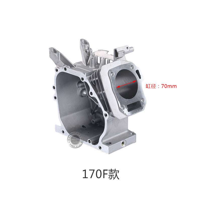 汽油动力发电机微耕机配件188F190F168F170缸体曲轴GX160 390箱体