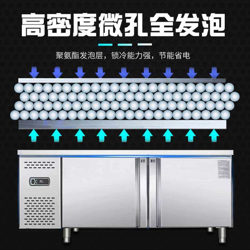 展示柜商用冷藏保鲜工作台小菜冰箱披萨撒料台水果捞开槽沙拉台