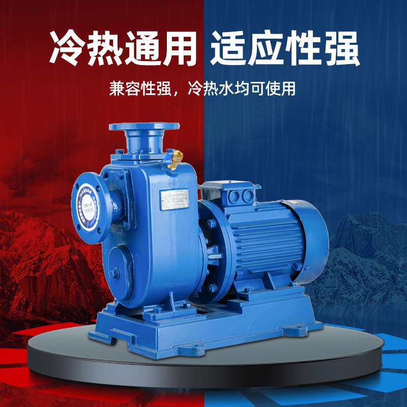 ZW自吸排污泵工业管道无堵塞污水泵高扬程抽水泵三相污水自吸泵