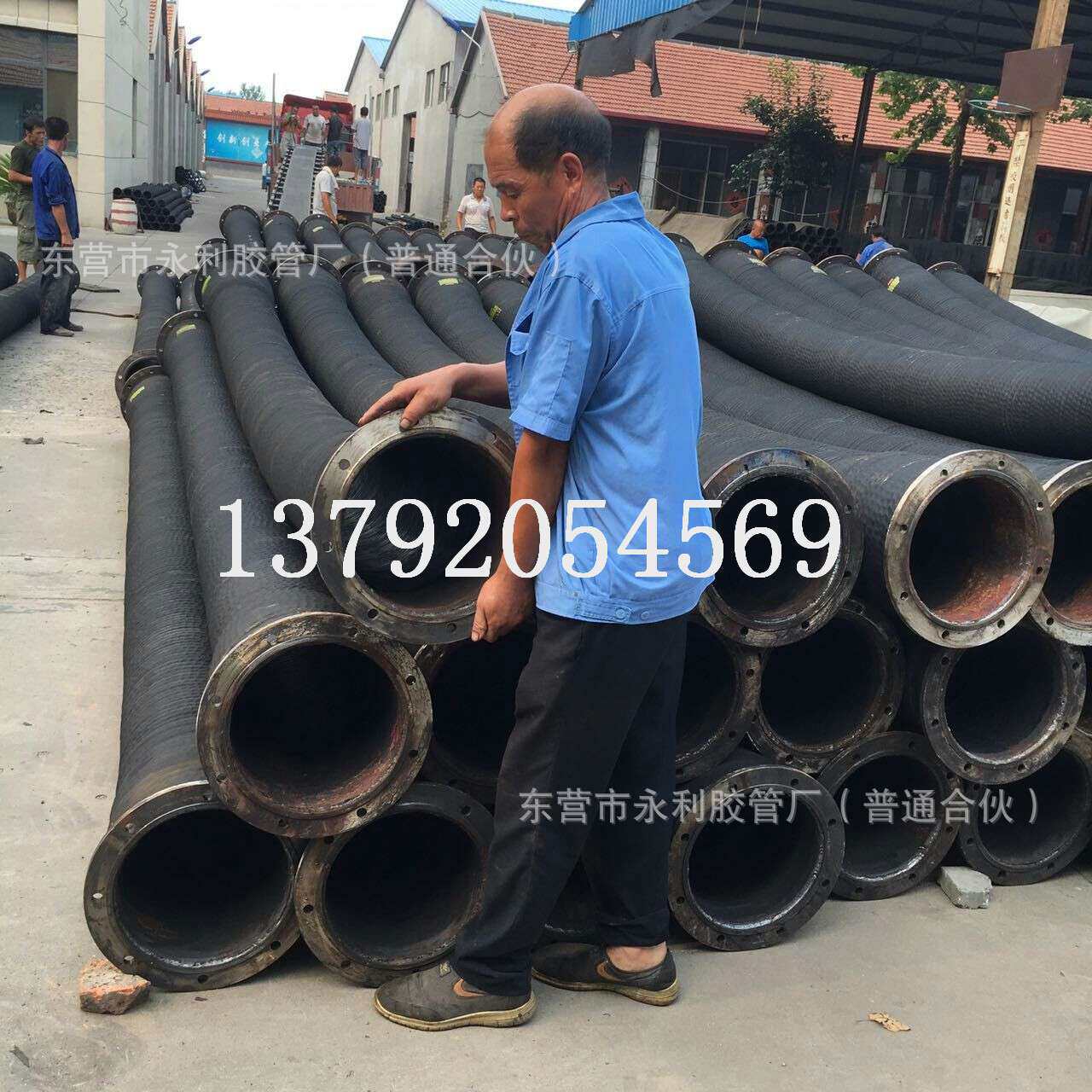 黑色橡胶钢丝管 春季防汛抗旱 清淤排污大口径吸排水胶管