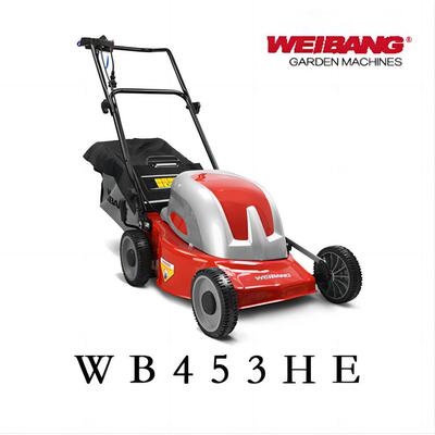 维邦WB453HE手推式钢底盘草坪机、维邦充电式草坪割草机 修剪机