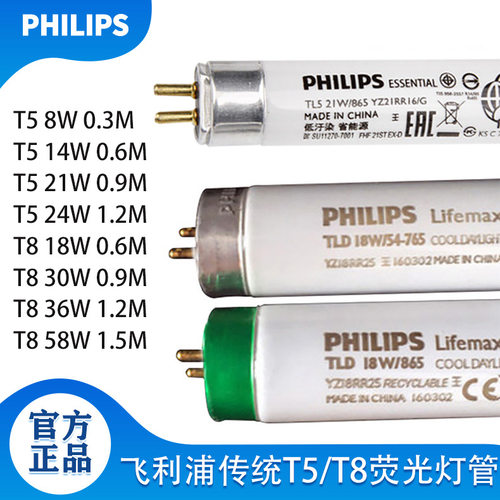 昕诺飞T5/T836W三基色日光灯管