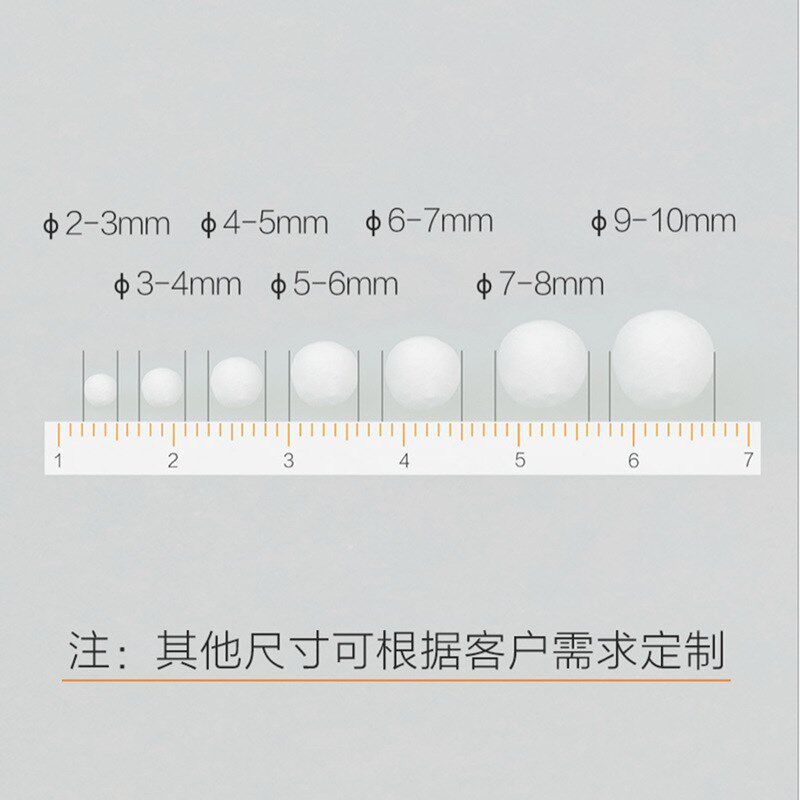 厂家直供白色高银离子抗菌球  净水壶滤芯用纳米银抗菌陶瓷颗粒球