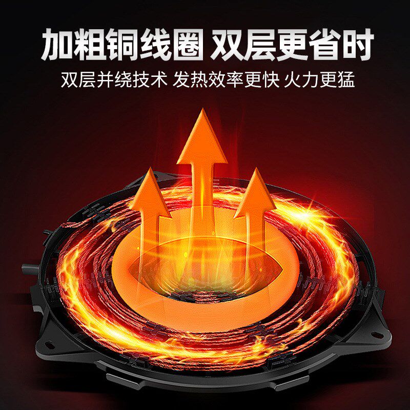 商用电磁炉灶3500W大功率电炒炉厨房酒店设备3.5KW凹面爆炒炉食堂