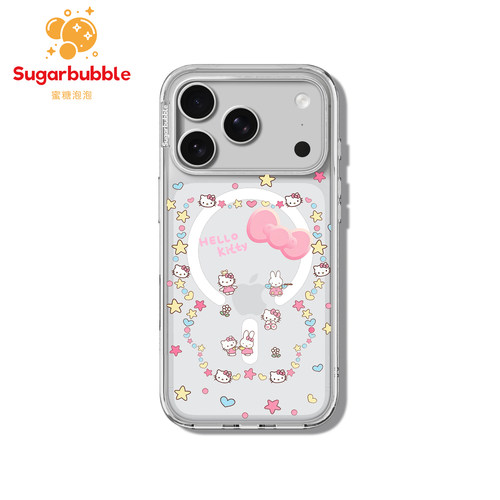 【Sugarbubble】蜜糖泡泡围边Hellokitty手机壳Magsafe贝贝壳适用于苹果iPhone17promax/17/16/15可爱个性