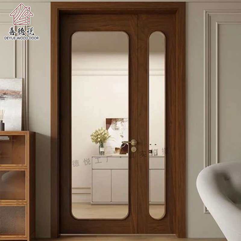 南京销售 木门 平移门中式简约 平移门定 制