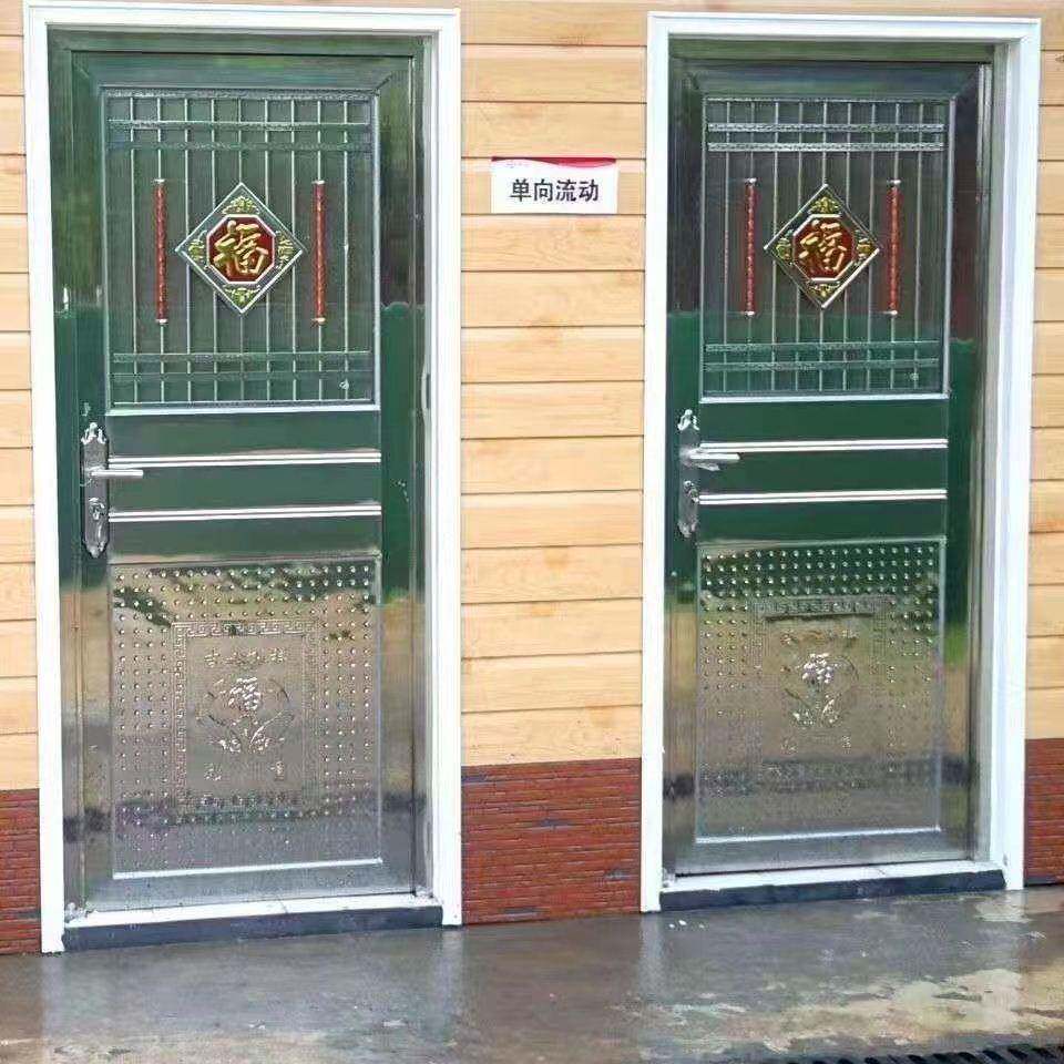 厂家不钢单门3锈04加厚阳门框门平进户台大门出租房门杂物间门工