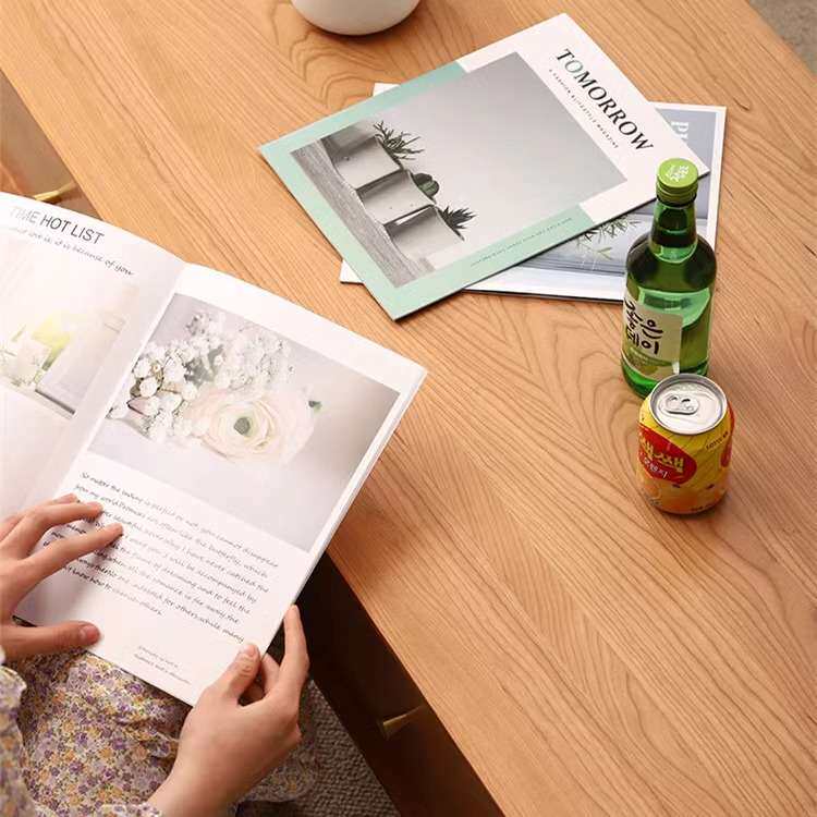 「云端樱桃木茶几」北欧实木茶几现代简约客厅家具日式电视柜组合