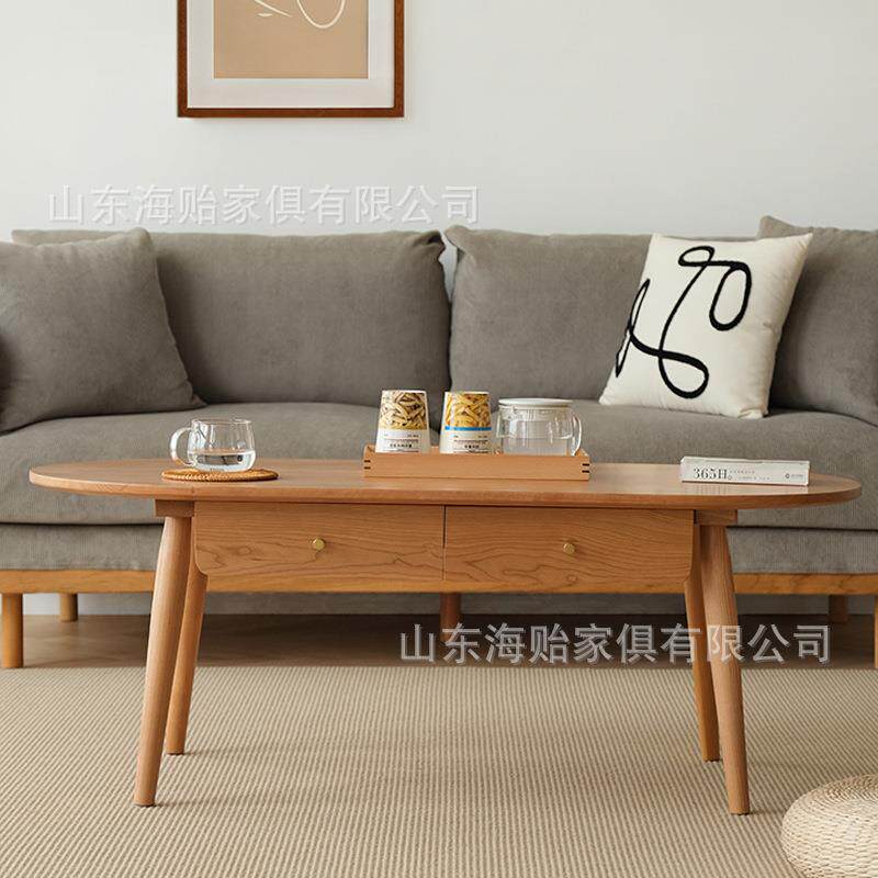 樱户桃木茶几麦茶几迪啡小茶几小型家用日式风格全实47791432木茶