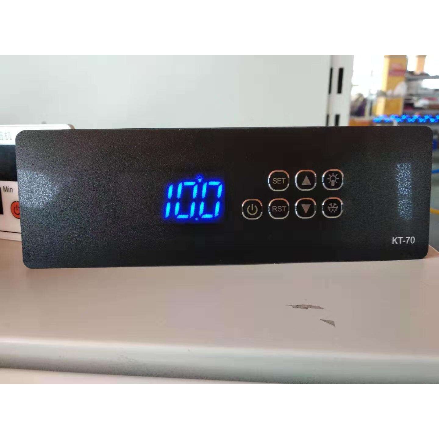 冷藏冰柜蛋糕柜微电子温度控制器带化霜风扇灯光延时温控仪KT-70