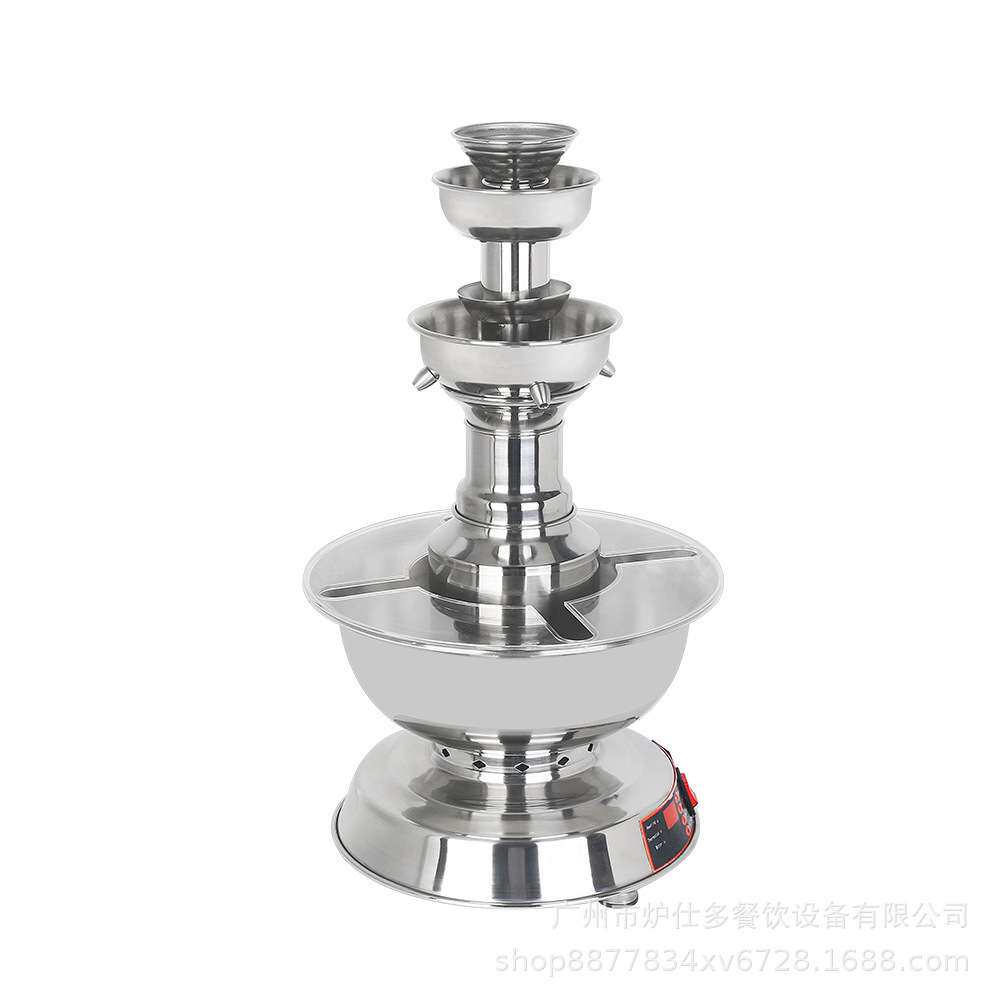 商用红酒喷泉机酒店自助专用香槟红酒饮料保温机恒温电动喷泉机器