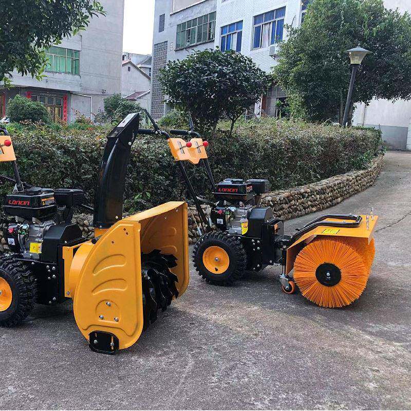 厂雪家供应MAGA-102小型机手推式扫除雪三合一多功能汽油机工地车