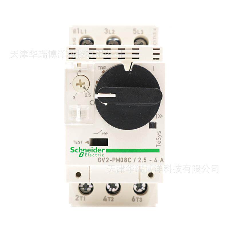 GV2PM08EYEC断路器GV2动电机保护断路保器.5-4A螺钉夹紧端2子马达
