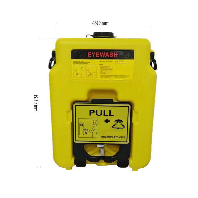 洗眼器便携式简易53L应急实验室塑料装置移动壁挂式洗眼器验厂