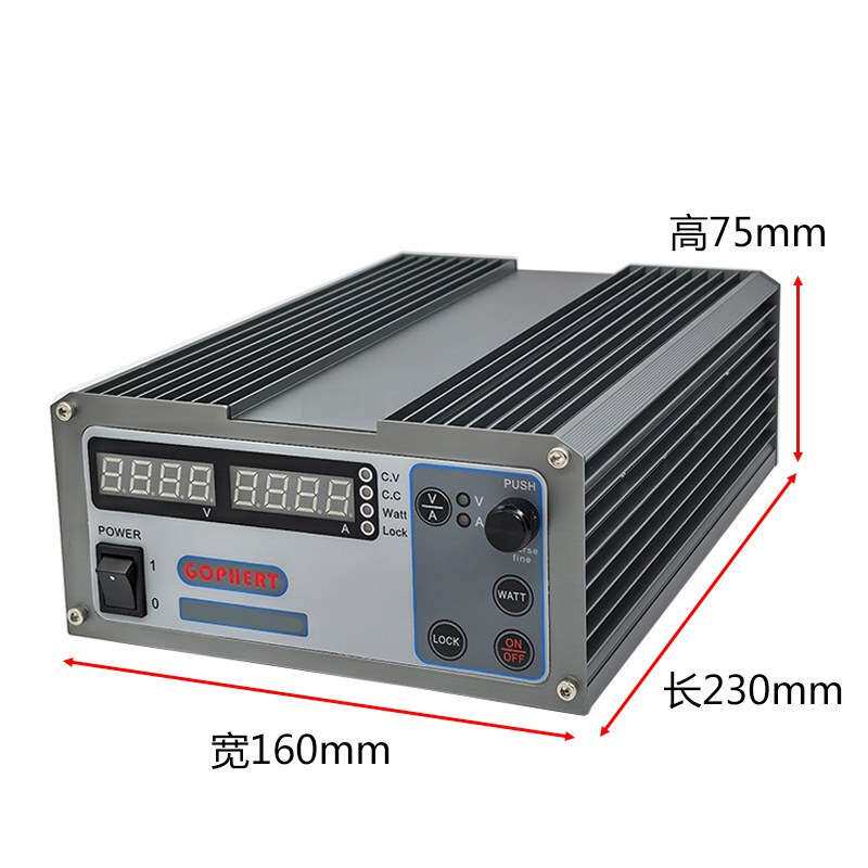GOPHERT格辉大功率直流稳压电源CPS-3205可调15V30V60V100V 10A20
