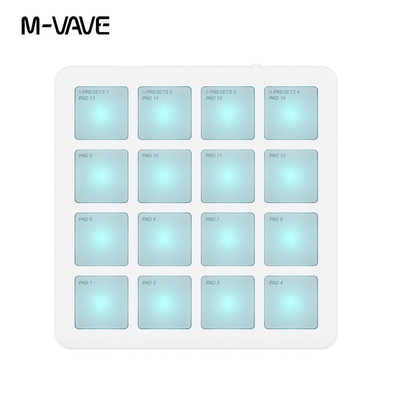 MIDI打击垫便携式DJ音乐RGB编曲专业键盘控制器