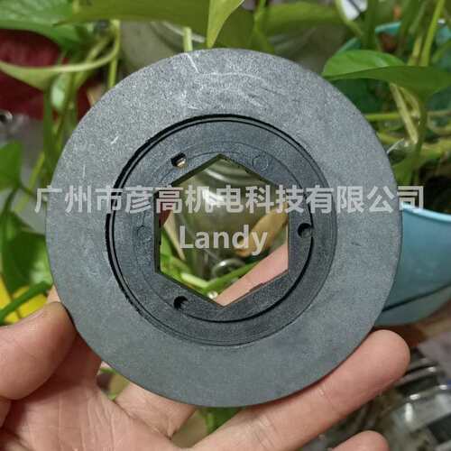 适用BRE10制动器FDB10六方轴刹车片抱闸摩擦盘外径77mm 内27mm