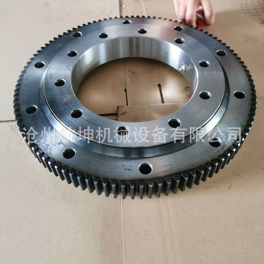 现货炮雾机挖掘机回转支承 随车吊旋转支撑 吊车轴承机械配件齿盘