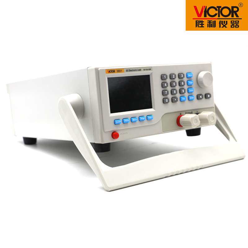 胜利VC3801电子负载VC3824双通道直流可编程控电池容量放电负载仪