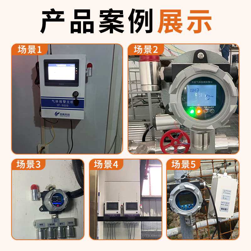 固定式VOC气体报警器工半导体报警控制器工业有机废气浓度检测化