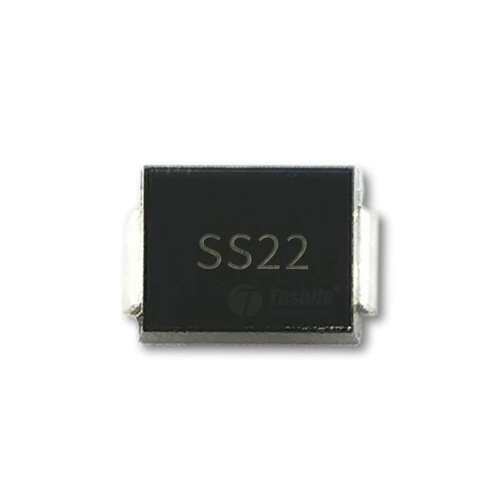 Teshile 肖特基管 SS22 20V 2A 封装 SMB 原厂现货