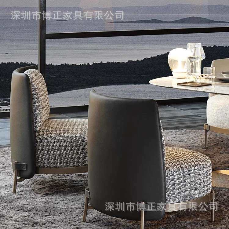 北欧轻奢现代网红设计师创意个性沙发椅客厅别墅酒店接待区休闲椅