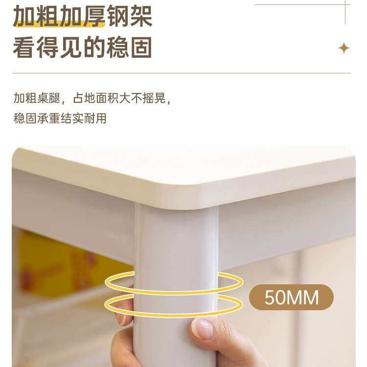 家用学习桌学生书桌女生卧室白色化妆桌简易电脑桌小户型写字书桌