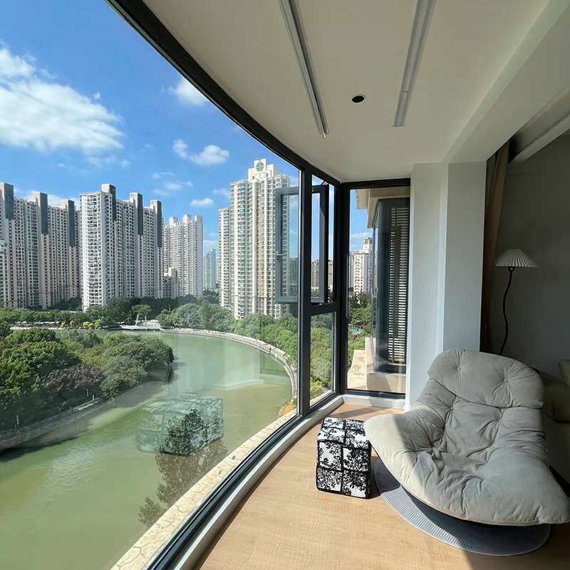 铝合金门窗农村自建房断桥铝系统窗隔音窗玻璃门窗平开窗阳台封窗