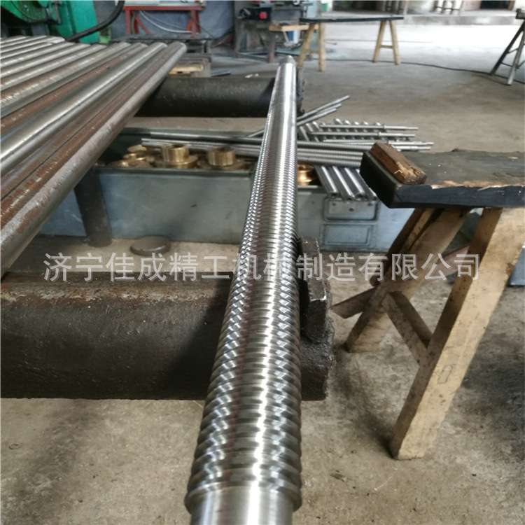 厂家直销梯形丝杆加工Tr70规格梯形丝杆单件批量制作梯形丝杆