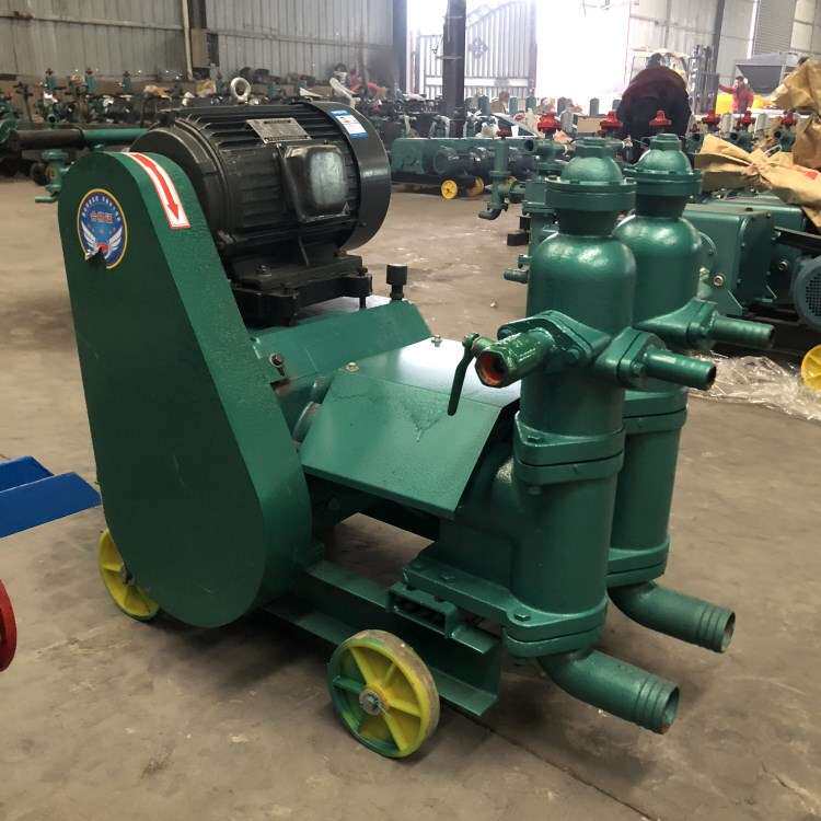 UB-6双缸注浆机活塞式水泥注浆泵建筑工程用电动泥浆泵小型灌浆机