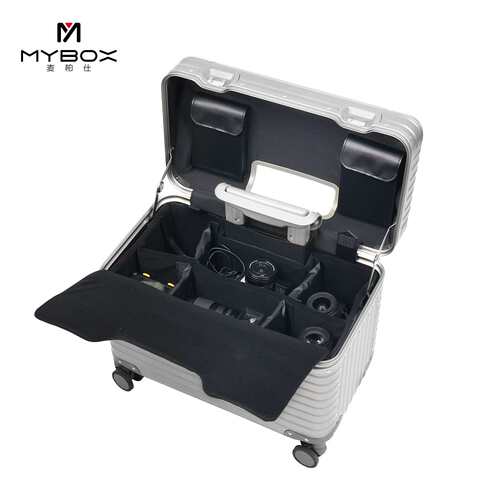 mybox24寸铝镁合金航空箱通用设备箱精密仪器电子元件运输样品箱