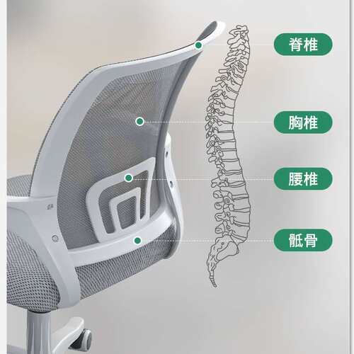 办公椅家用可升降人体工学靠背椅可移动旋转座椅会议室职员电脑椅