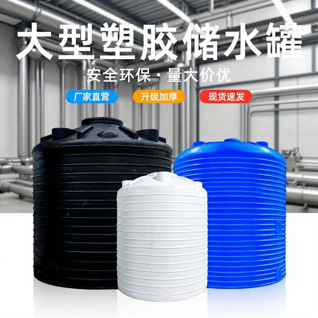 塑料水塔大水桶加厚化工桶蓄水户外储水桶水箱封闭塑料桶工业用