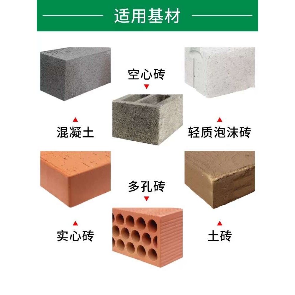 加气砖膨胀螺丝标杰加长膨胀管空心墙体电视挂架吊柜固定涨塞