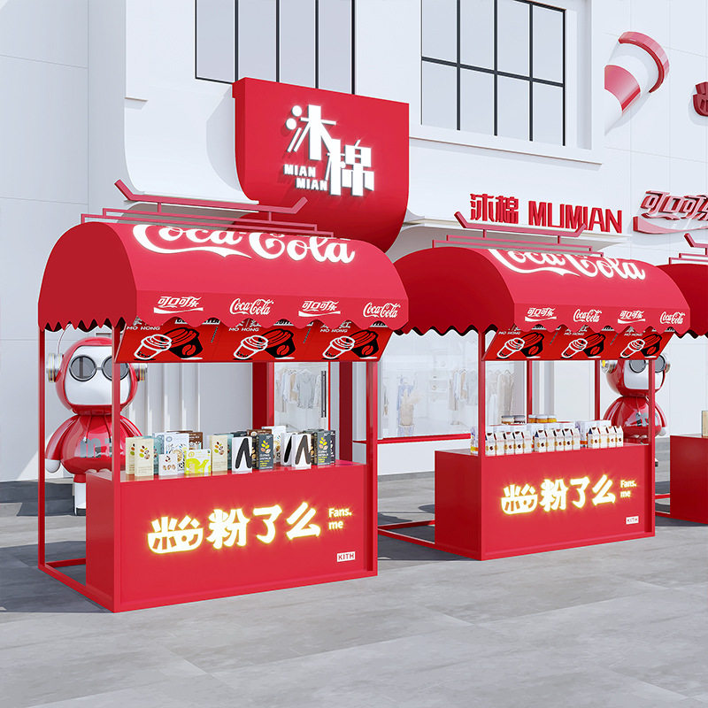 商场活动展示架户外促销摊位网红夜市铁艺摆摊架商业街集市摊位架