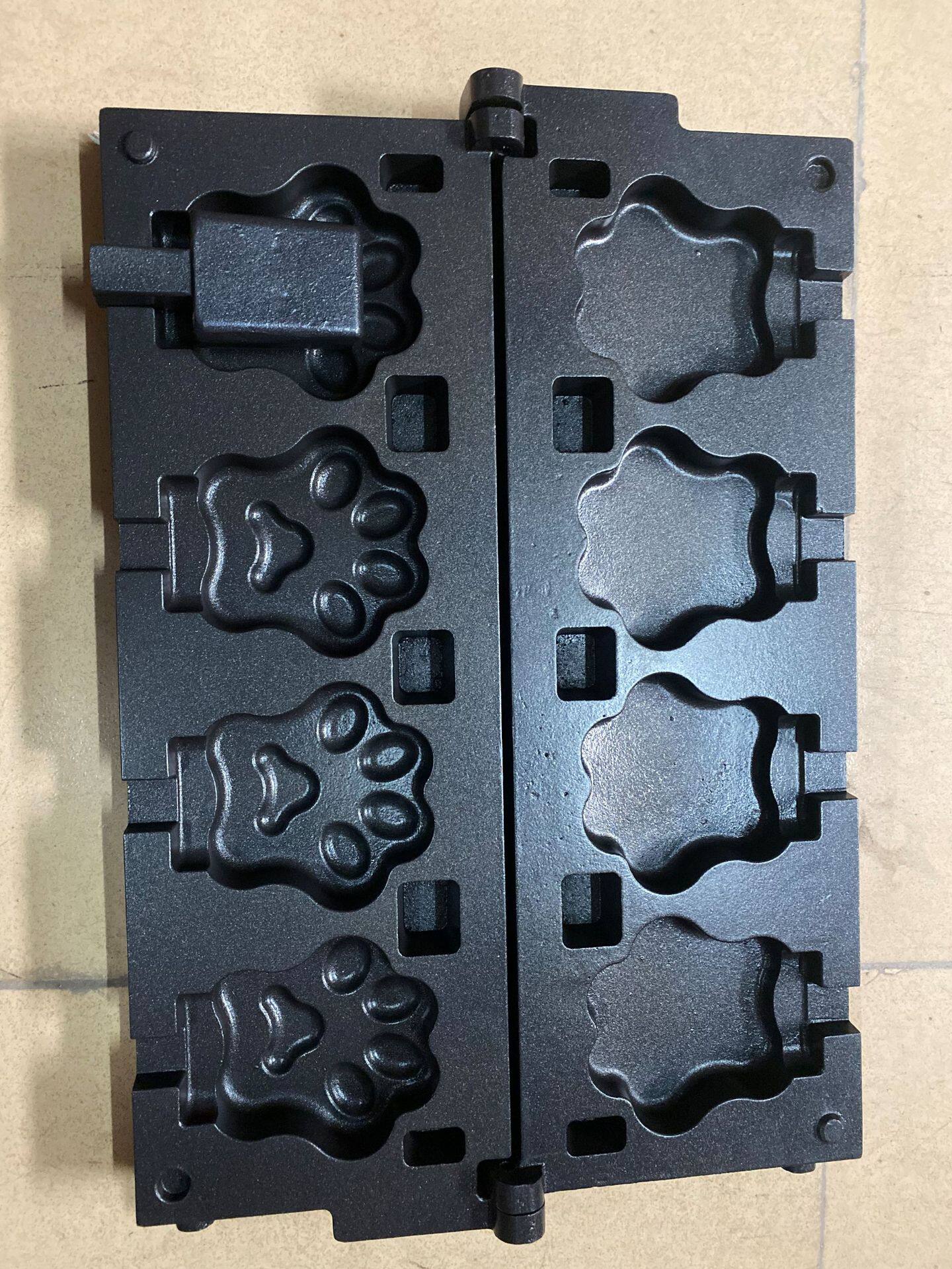 冰淇淋猫爪烧商用电热猫爪华夫饼机开口猫咪爪子雪糕筒烘培设备