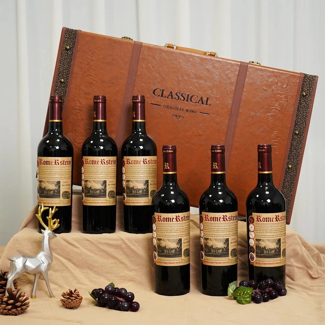法国原瓶进口雷蒙斯城堡15度金奖干红葡萄酒AOP级750ml*6瓶皮箱装