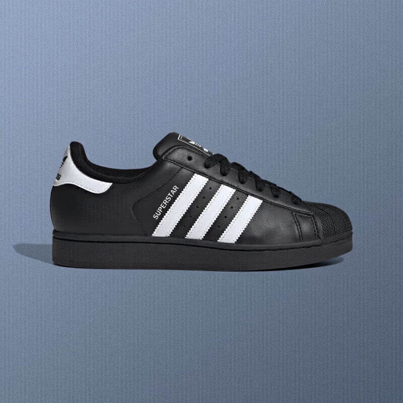 阿迪达斯 adidas  三叶草 经典贝壳头小白鞋 休闲防滑运动板鞋