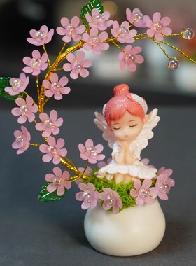 手工花朵桌面摆件创意礼物