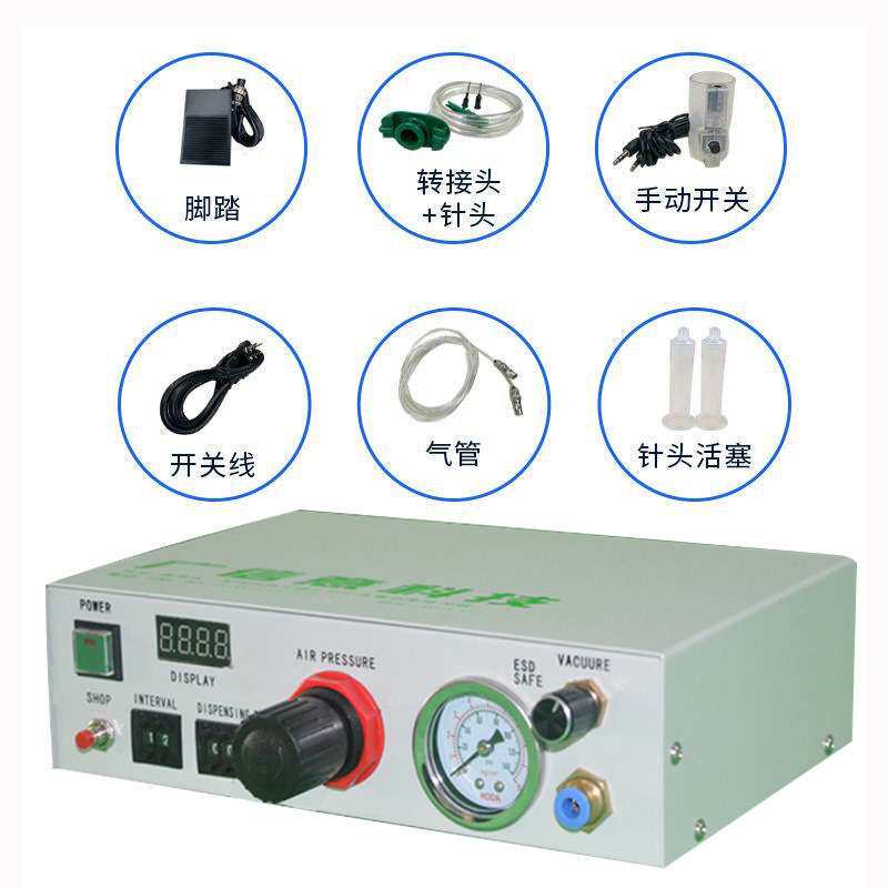 厂家精密半自动针筒点胶机502快干胶水全自动AB胶打胶机点胶设备
